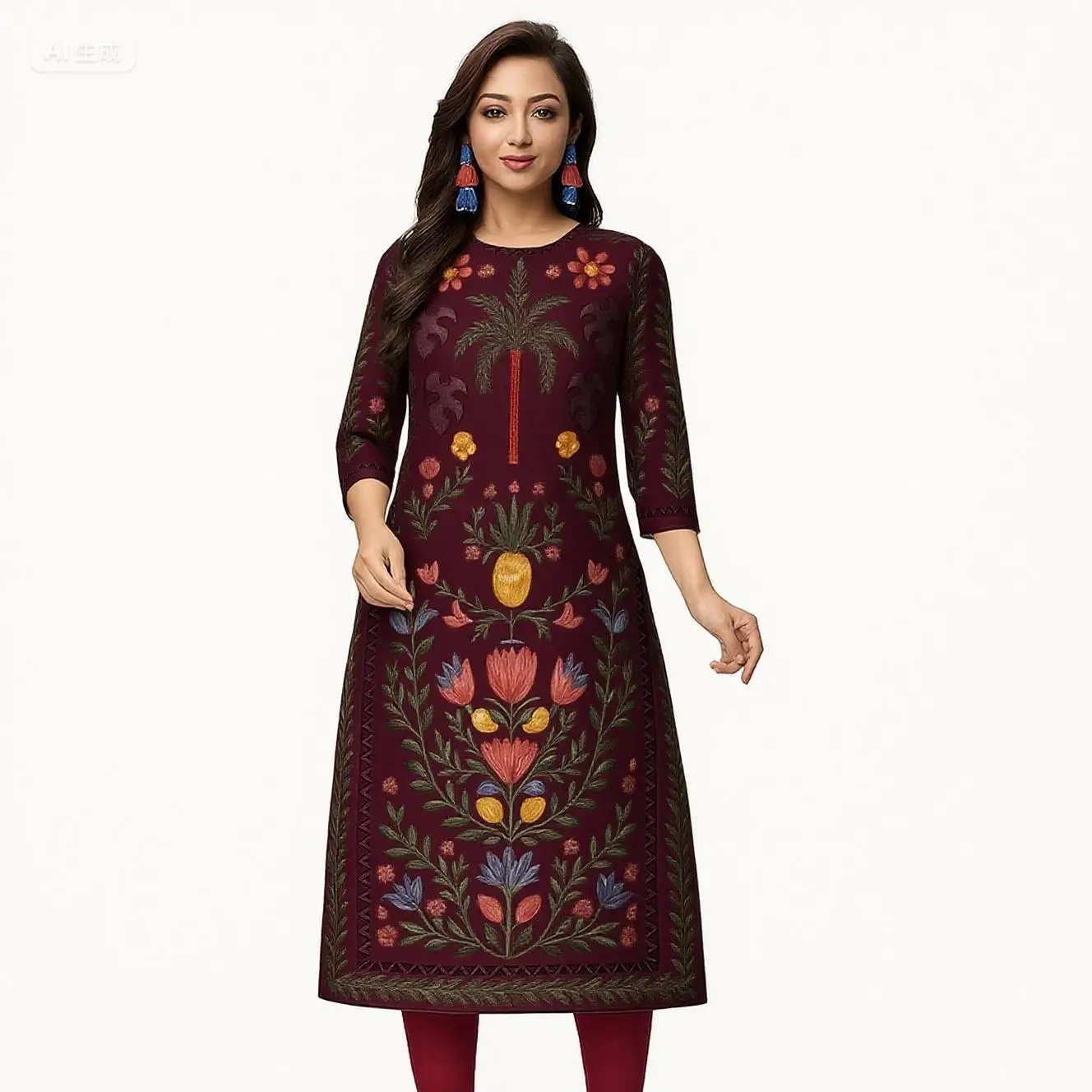 Мусульманские женские курты 2026, модные и элегантные прямые трубки, повседневные, с разрезом по подолу, с узором в виде павлина, Abito Donna Musulmana
Мусульманские женские курты 2026, модные и элегантные прямые трубки, повседневные, с разрезом по подолу, с узором в виде павлина, Abito Donna Musulmana