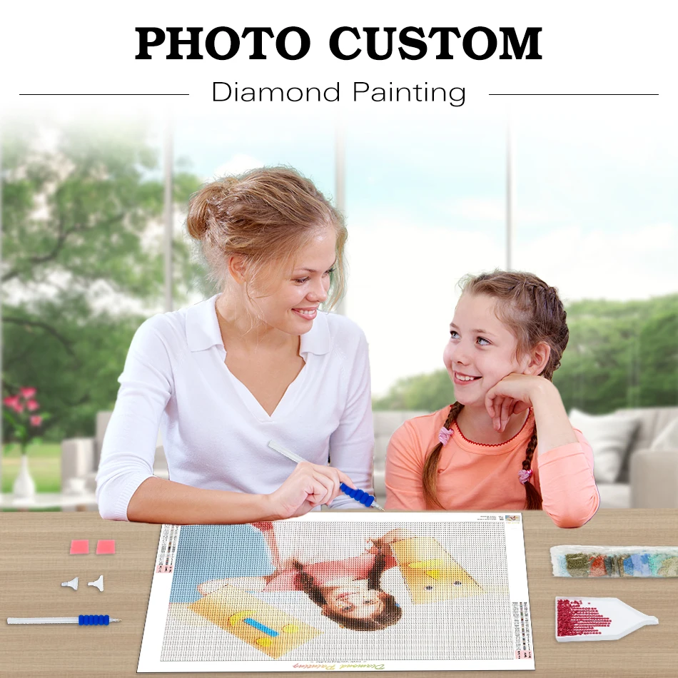CHENISTORY Photo Custom Diamond Painting Cross Stitch Full Square /Round Picture DIY Diamond Mosaic Embroidery Home Decor
CHENISTORY Photo Custom Diamond Painting Cross Stitch Full Square /Round Picture DIY Diamond Mosaic Embroidery Home Decor