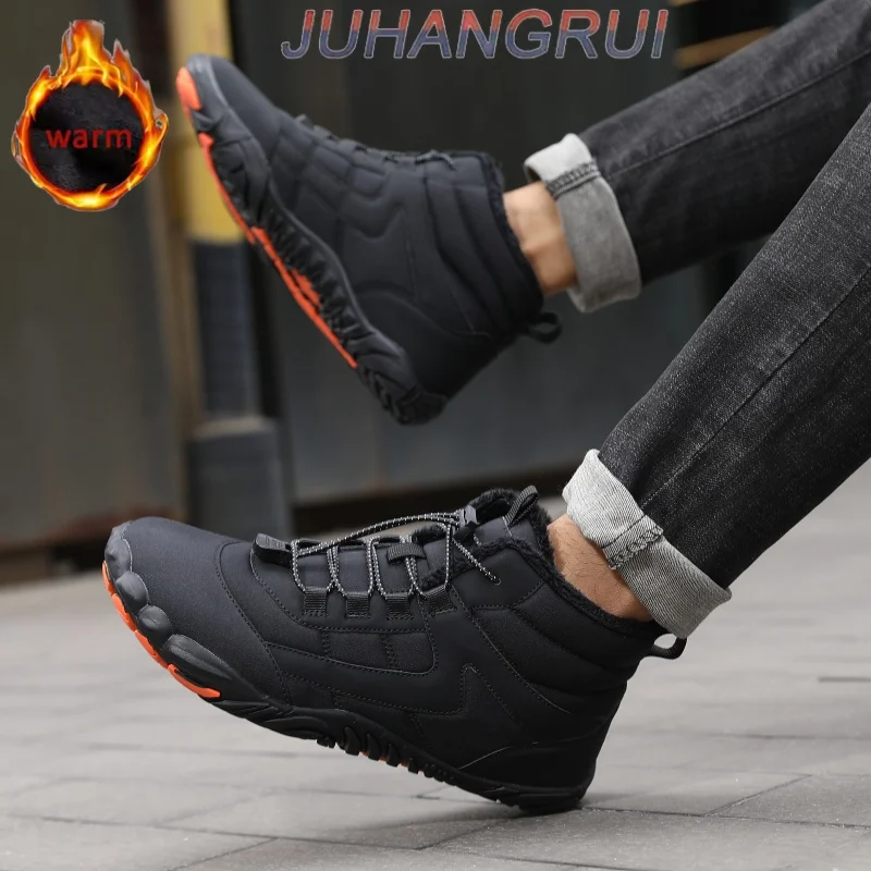 Winter Snow Boots Men Women Hiking Boots Non Slip Warm Casual Barefoot Shoes Waterproof Cold Resistant High Top for Travel Shoes
Winter Snow Boots Men Women Hiking Boots Non Slip Warm Casual Barefoot Shoes Waterproof Cold Resistant High Top for Travel Shoes