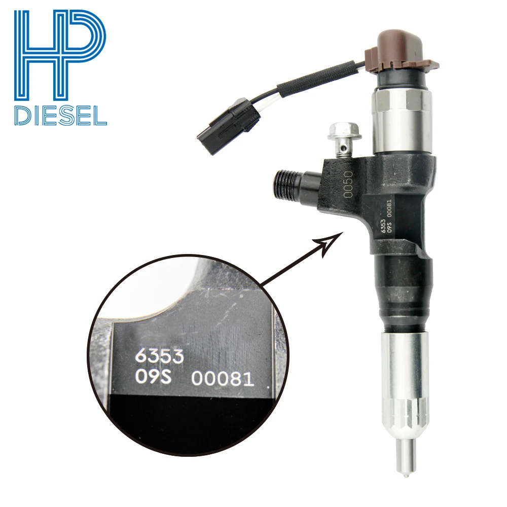 6pcs/lot New Fuel Injector 095000-6353 Common Rail For DENSO PC200-8 Excavator 6-Month Warranty
6pcs/lot New Fuel Injector 095000-6353 Common Rail For DENSO PC200-8 Excavator 6-Month Warranty