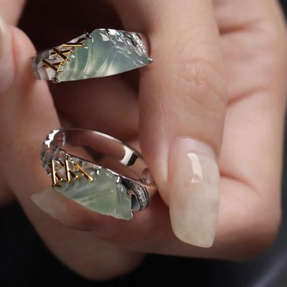 Classic Retro Chinese Style Couple Ring Ancient Charms Fresh New in Natural Hotan Jade rings for women silver 925 Jewelry Gift
Classic Retro Chinese Style Couple Ring Ancient Charms Fresh New in Natural Hotan Jade rings for women silver 925 Jewelry Gift