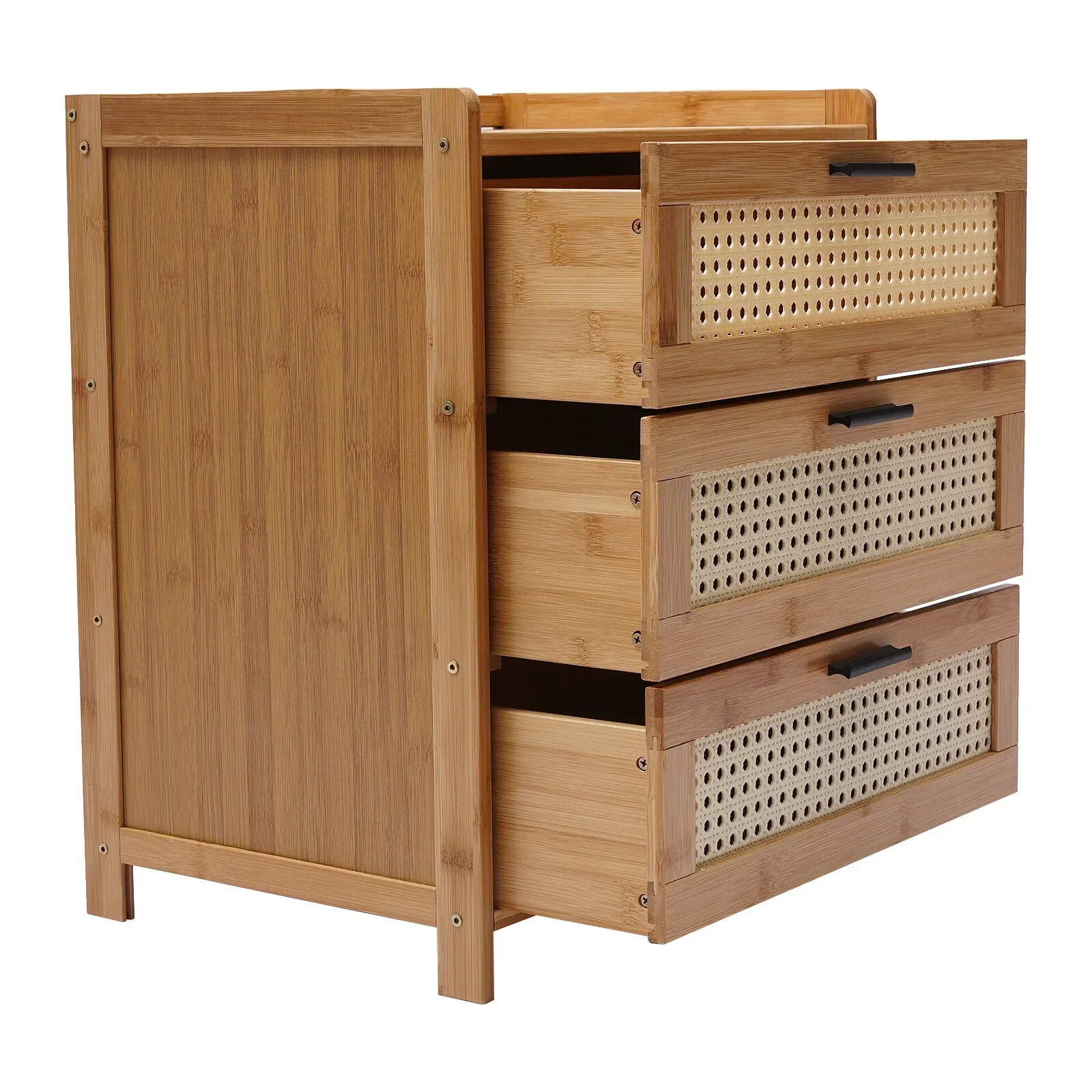 Bamboo Wood Bedside Table 3 Sliding Drawers End Table Nightstand Storage Cabinet
Bamboo Wood Bedside Table 3 Sliding Drawers End Table Nightstand Storage Cabinet