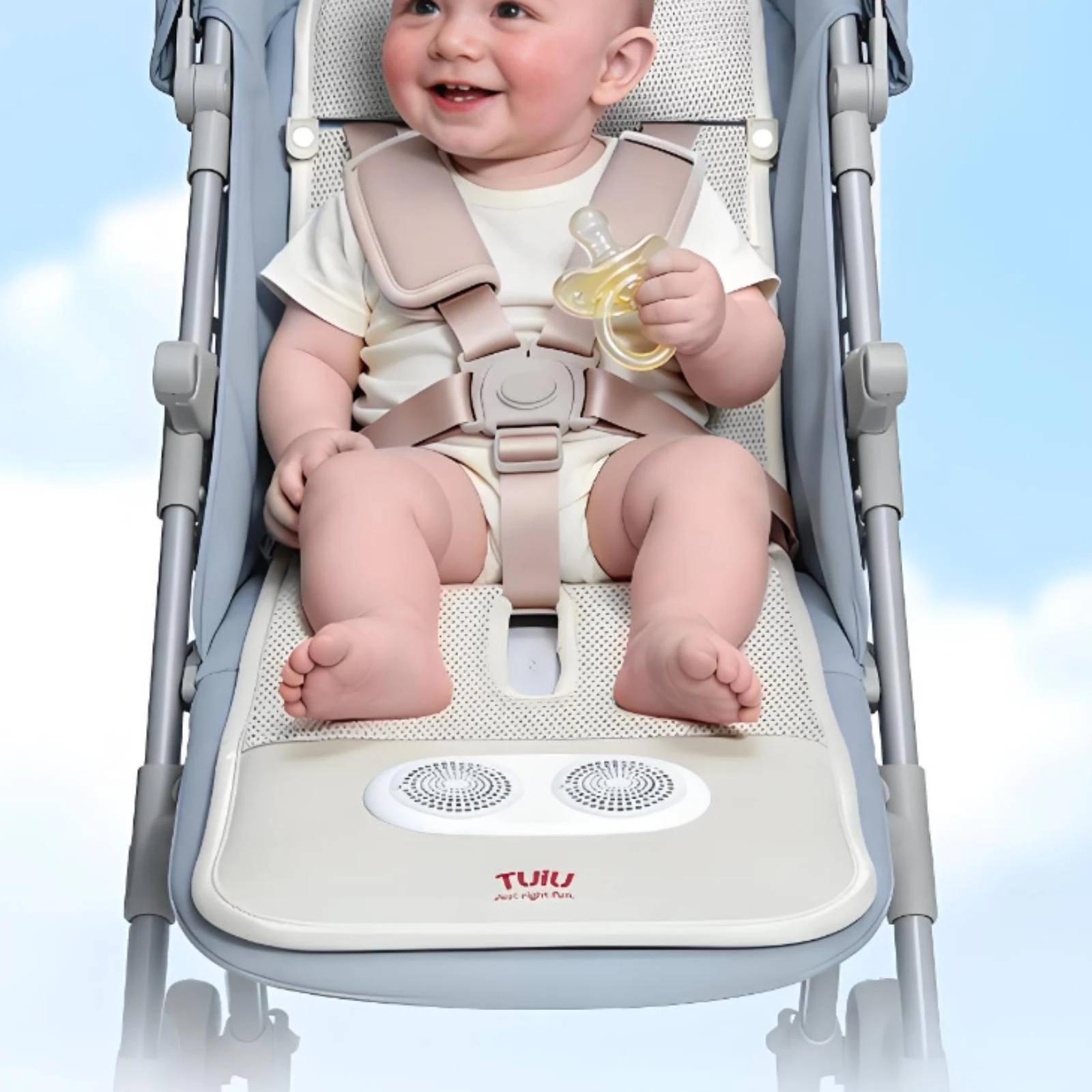 Fan Cooling Mat Two Fans Baby Cooling Mat Baby Car Seat Cooler Pad 4-Speed Timer Shutoff for Babies
Fan Cooling Mat Two Fans Baby Cooling Mat Baby Car Seat Cooler Pad 4-Speed Timer Shutoff for Babies