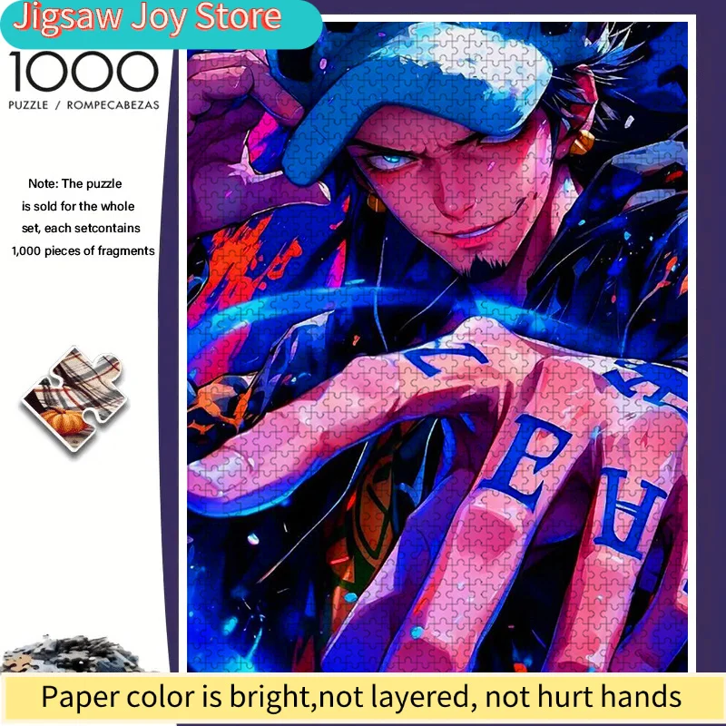 Puzzle Pieces, Unite! Trafalgar Law, Art Installation Puzzles - Vivid Colors, Robust Frameless Design, Beginner-Friendly Chall
Puzzle Pieces, Unite! Trafalgar Law, Art Installation Puzzles - Vivid Colors, Robust Frameless Design, Beginner-Friendly Chall
