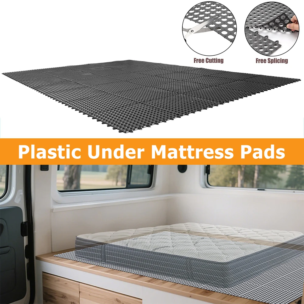 Пластиковая вентилируемая подкладка для матраса, модульный дизайн 83 дюйма Д x 59 дюймов Ш, пластиковая подкладка для матраса для фургона Boat Campe (размер королевы)
Пластиковая вентилируемая подкладка для матраса, модульный дизайн 83 дюйма Д x 59 дюймов Ш, пластиковая подкладка для матраса для фургона Boat Campe (размер королевы)