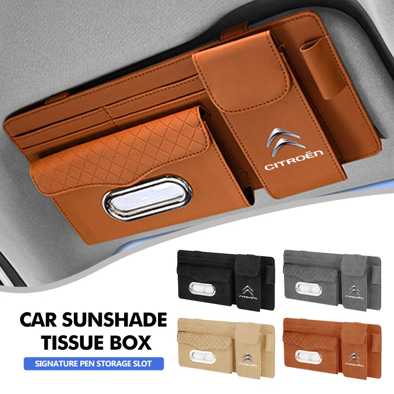 Car Sun Visor Tissue Box Interior Holde Interior Storage For Citroen Jumper Celysee Cactus Picasso Aircross Saxo Grand
Car Sun Visor Tissue Box Interior Holde Interior Storage For Citroen Jumper Celysee Cactus Picasso Aircross Saxo Grand