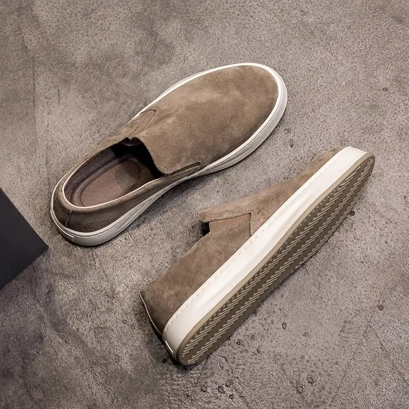 Men's Casual Slip-On Shoes Breathable Comfortable Commuter Loafers Retro Japanese Style Fashionable Spring Season Low Heel
Men's Casual Slip-On Shoes Breathable Comfortable Commuter Loafers Retro Japanese Style Fashionable Spring Season Low Heel