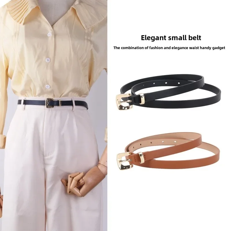 Korean Version of Fashionable Sweet Thin Creative Simple Versatile Belt Women's Dress Jeans Belt
Korean Version of Fashionable Sweet Thin Creative Simple Versatile Belt Women's Dress Jeans Belt