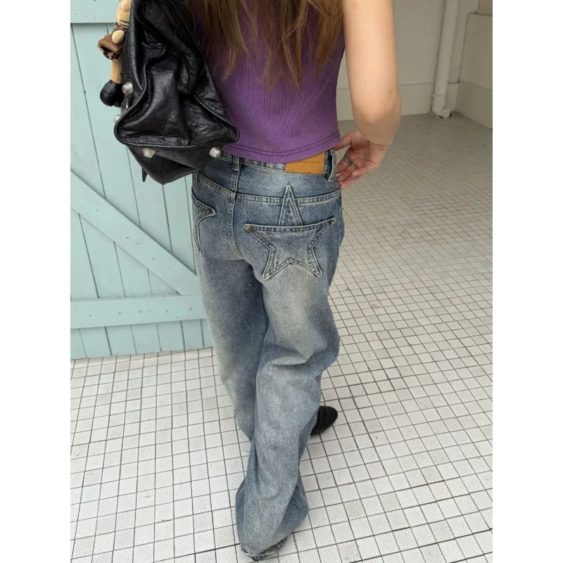 2000s Style Boyfriend Jean Pants Vintage Harajuku Oversize Denim Trousers Summer Women Blue Y2k Baggy Embroidery Jeans Aesthetic
2000s Style Boyfriend Jean Pants Vintage Harajuku Oversize Denim Trousers Summer Women Blue Y2k Baggy Embroidery Jeans Aesthetic