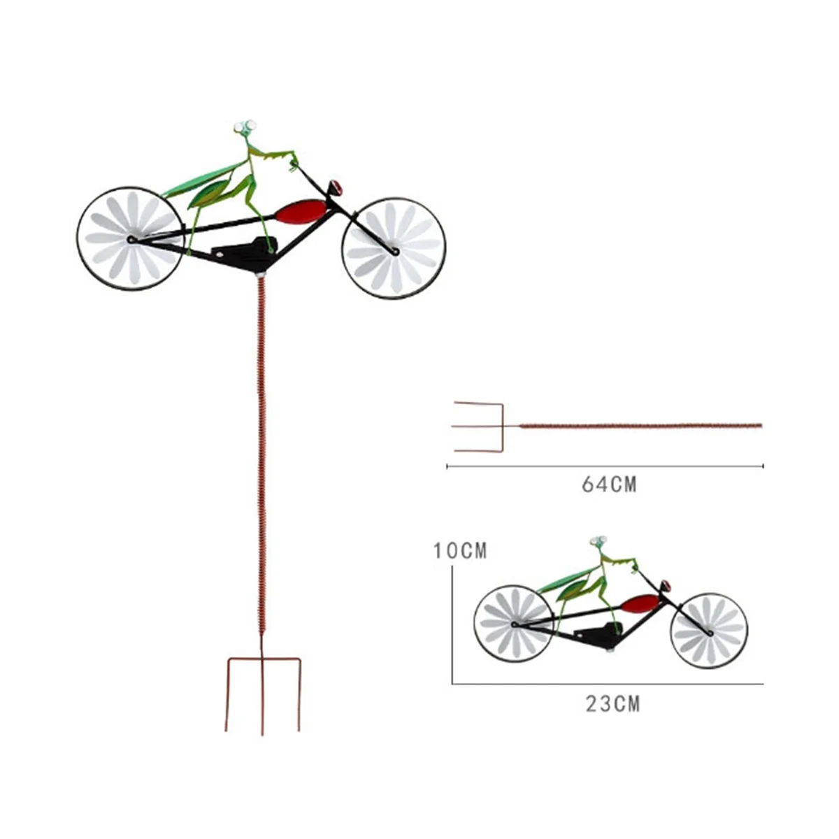 Vintage Bicycle Wind Spinner,Metal Couple Spinner Art, and Mouse Motorcycle, Weathervanes with Stainless,
Vintage Bicycle Wind Spinner,Metal Couple Spinner Art, and Mouse Motorcycle, Weathervanes with Stainless,