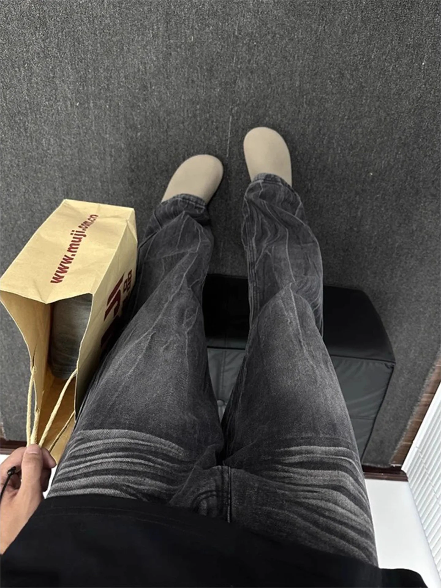 Slim Fit Lightning Pattern Bell Bot Jeans Men's Vintage American Wa Straight Leg Trousers Summer Faion Youth Wear
Slim Fit Lightning Pattern Bell Bot Jeans Men's Vintage American Wa Straight Leg Trousers Summer Faion Youth Wear