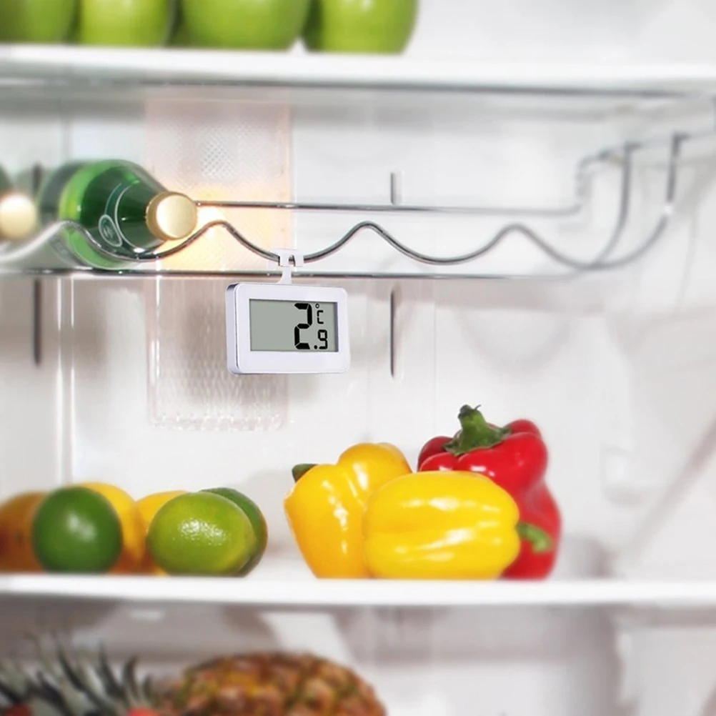 2PCS Waterproof Magnetic Hanging Thermometer High Precision Digital Refrigerator Freezer Thermometer (White)
2PCS Waterproof Magnetic Hanging Thermometer High Precision Digital Refrigerator Freezer Thermometer (White)
