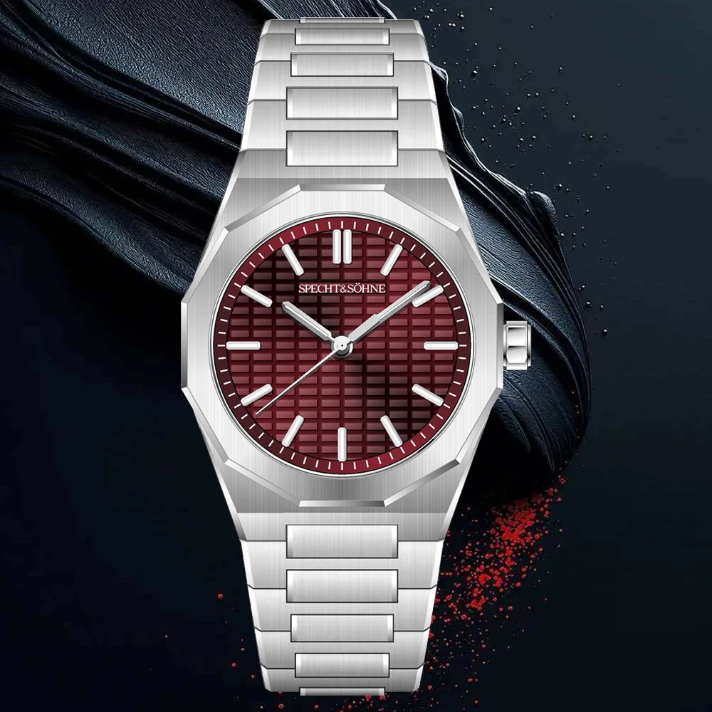 Specht & Söhne New 38mm Watch For Men VH31 Sweep Seconds Quartz Movt Luminous Sapphire Crystal Sports Watches 50M Waterproof
Specht & Söhne New 38mm Watch For Men VH31 Sweep Seconds Quartz Movt Luminous Sapphire Crystal Sports Watches 50M Waterproof