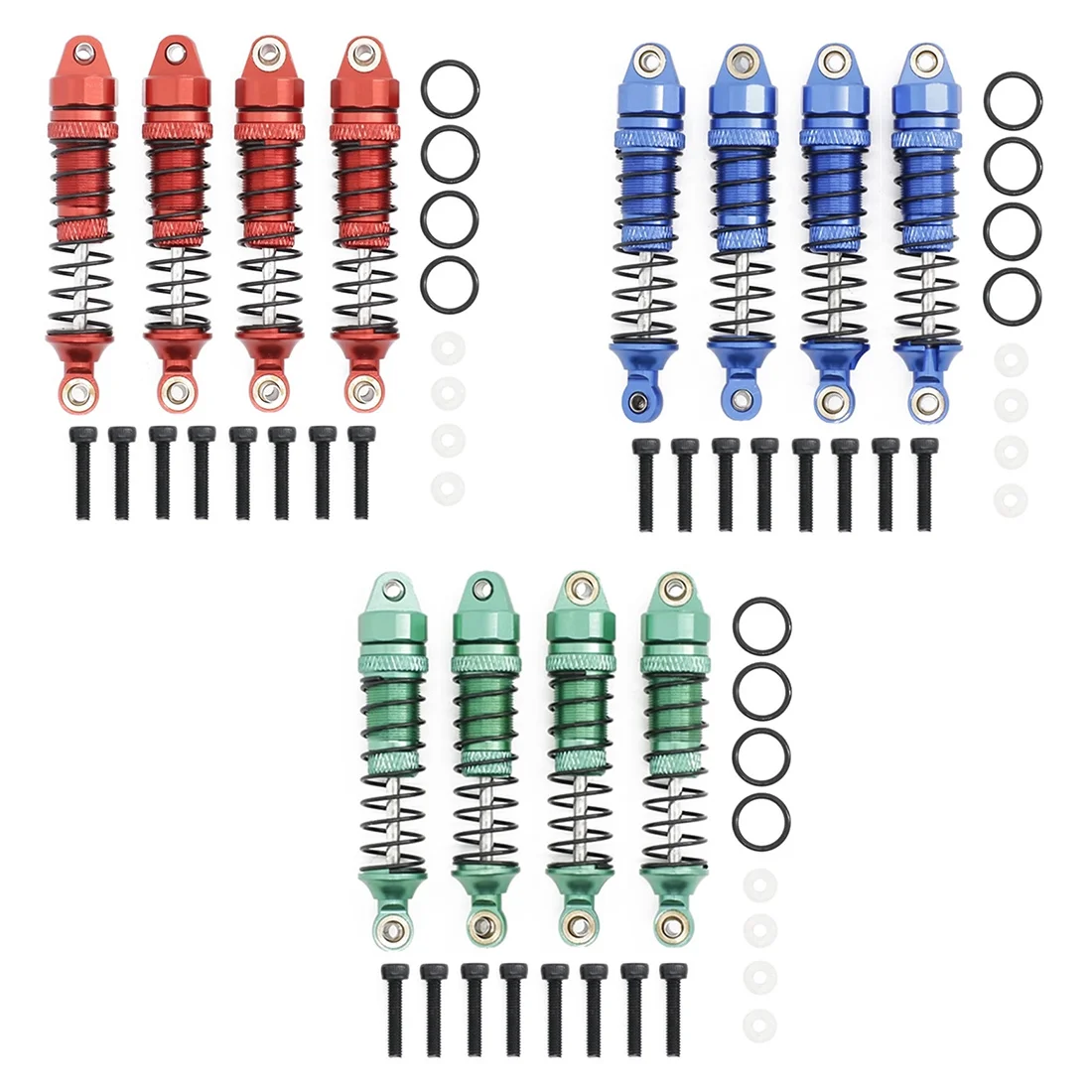 YSUN-4Pcs Metal Front And Rear Shock Absorber For Traxxas Latrax Teton Desert Prerunner SST 1/18 RC Truck Car Upgrade Parts
YSUN-4Pcs Metal Front And Rear Shock Absorber For Traxxas Latrax Teton Desert Prerunner SST 1/18 RC Truck Car Upgrade Parts