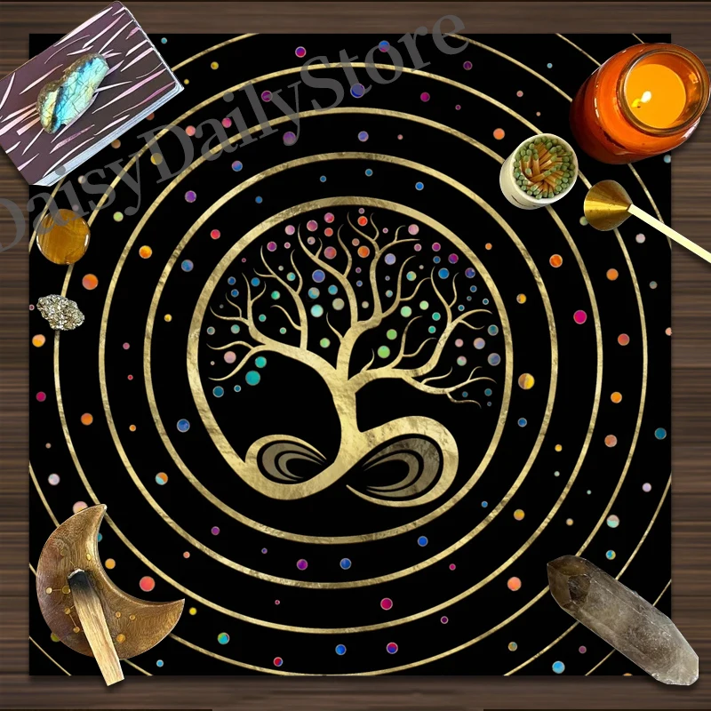 Life Tree Tarot Altar Cloth Card Board Game Astrology Oracles Pad Table Covers Card Mat Divination Tablecloth Home Decor gift
Life Tree Tarot Altar Cloth Card Board Game Astrology Oracles Pad Table Covers Card Mat Divination Tablecloth Home Decor gift