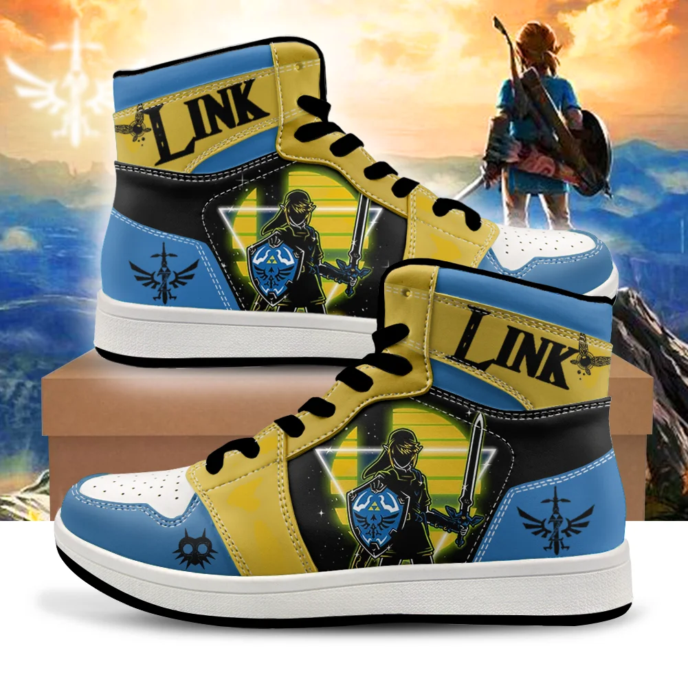 Game high top sports shoes Majora's Mask Link Hyrule Adventure Sprint Shoes Men Women Cushioned Outdoor Sports Sneakers gift
Game high top sports shoes Majora's Mask Link Hyrule Adventure Sprint Shoes Men Women Cushioned Outdoor Sports Sneakers gift