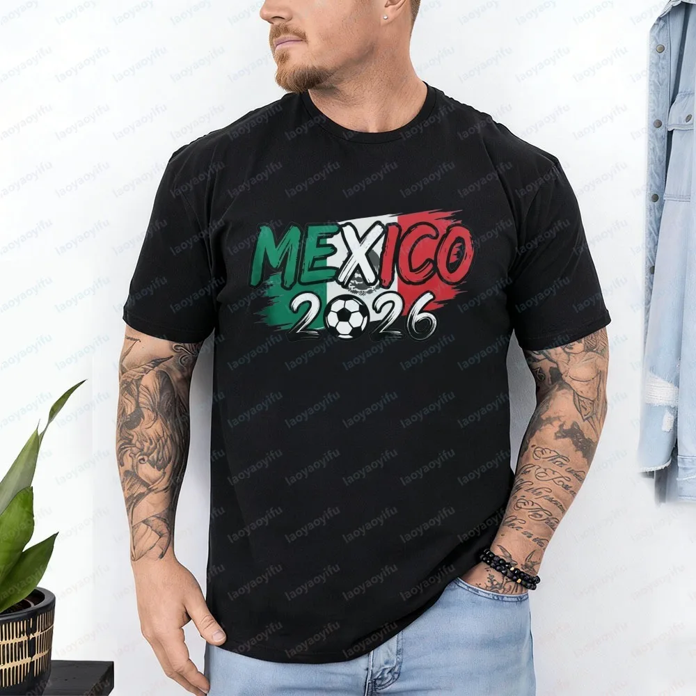 Mexican Soccer Fan Tee 2026 Mexico Soccer Part Supplies Patriotic Casual Tops Vintage Tshirt for Men Classic Fashion Streetwear
Mexican Soccer Fan Tee 2026 Mexico Soccer Part Supplies Patriotic Casual Tops Vintage Tshirt for Men Classic Fashion Streetwear