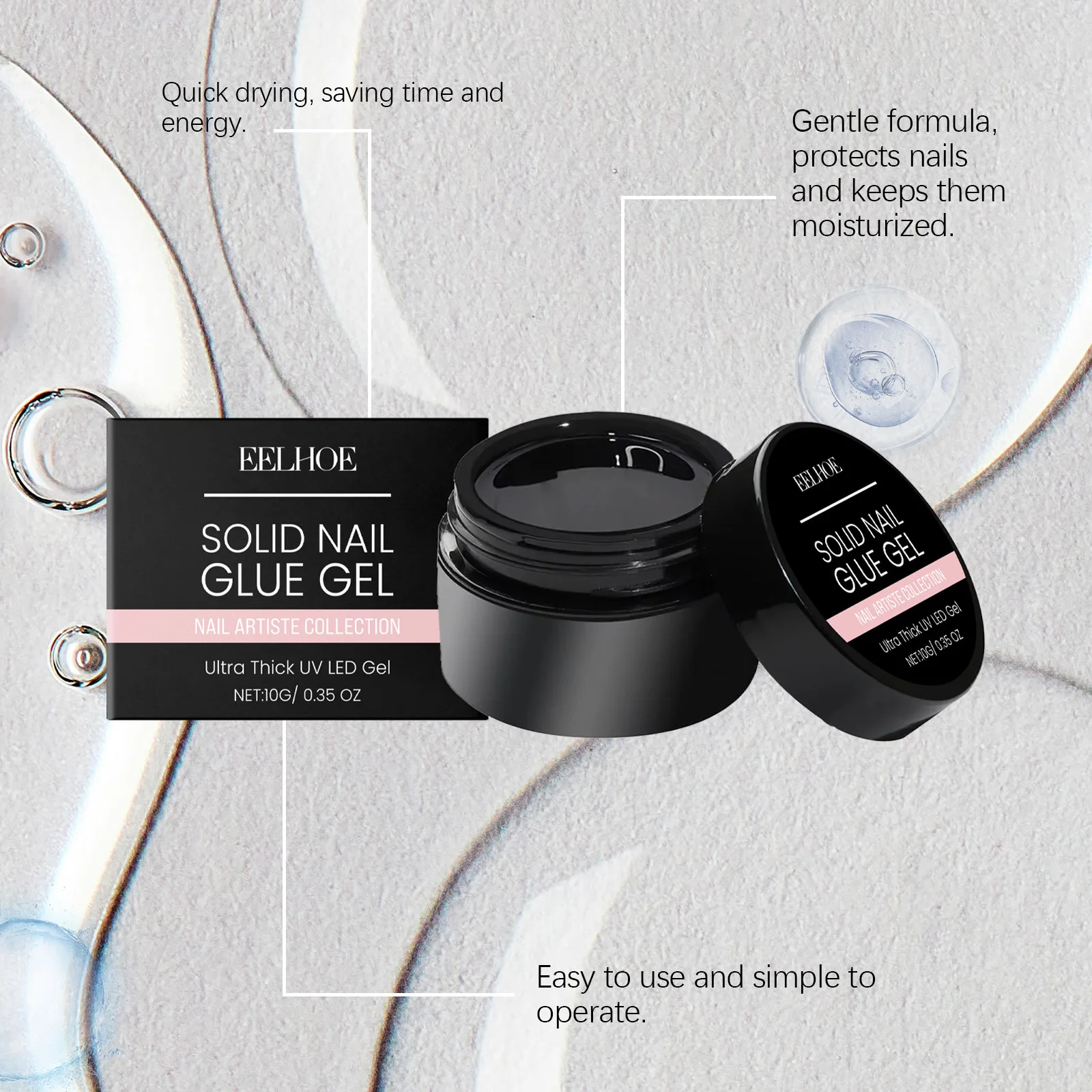 Eelhoe Solid Adhesive for Nail Plates Lasting Soak off False Tips Improve Adhesion Quick Builder Art Hand Nail Glue Solid Gels
Eelhoe Solid Adhesive for Nail Plates Lasting Soak off False Tips Improve Adhesion Quick Builder Art Hand Nail Glue Solid Gels