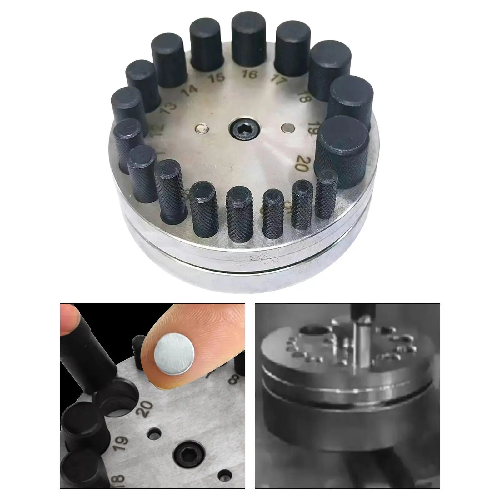 Round Disc Cutter Set Jewelry Making Tool Manual Round Punch Jewelry Metal Disc
Round Disc Cutter Set Jewelry Making Tool Manual Round Punch Jewelry Metal Disc