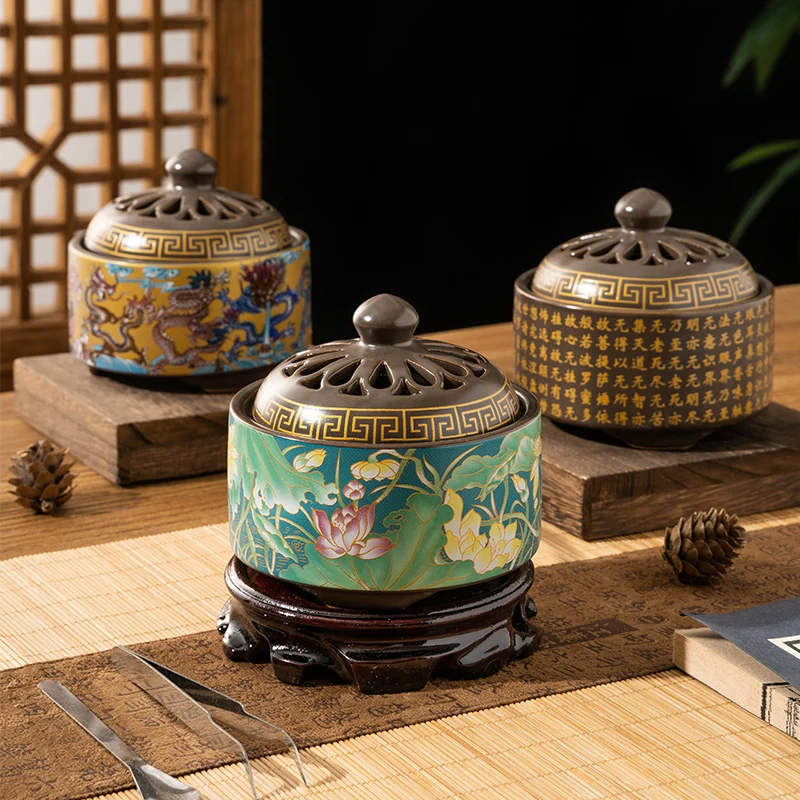 Plug-in incense burner enamel electronic incense burner household indoor sandalwood stove
Plug-in incense burner enamel electronic incense burner household indoor sandalwood stove