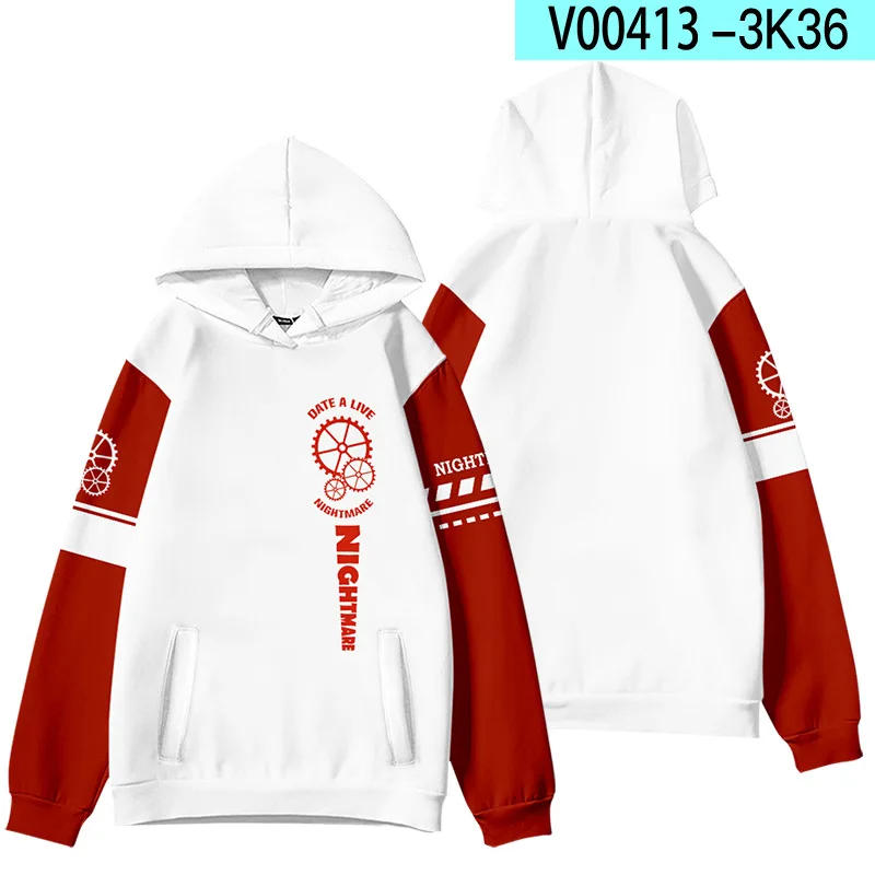 Date A Live Hoodie Cosplay Tobiichi Origami Tokisaki Kurumi men women 3D Hoodies Unisex Sweatshirt Boys girls Casual Tracksuits
Date A Live Hoodie Cosplay Tobiichi Origami Tokisaki Kurumi men women 3D Hoodies Unisex Sweatshirt Boys girls Casual Tracksuits