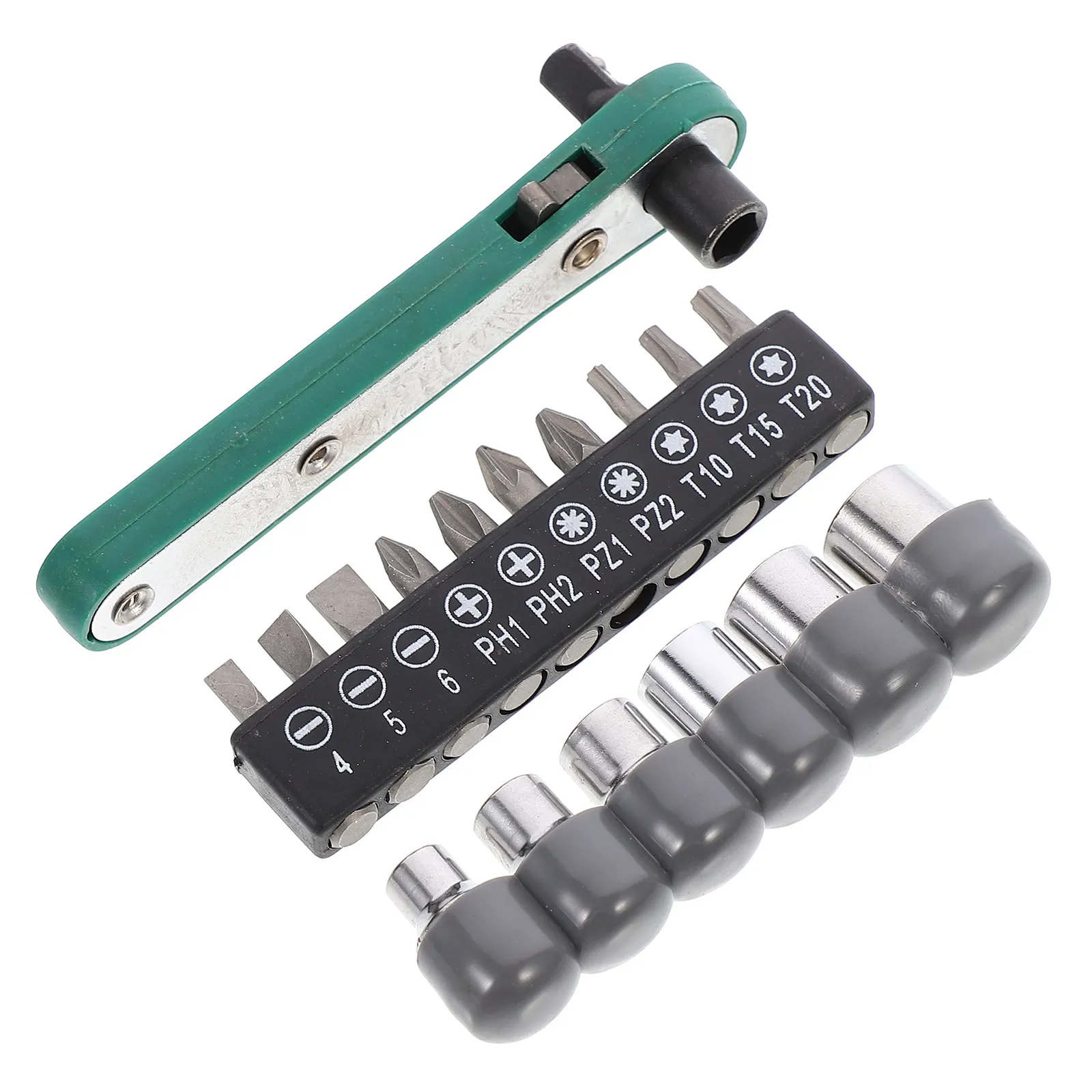 1Set Professional Sturdy Steel Ratchet Wrench Kit Complete with Interchangeable Sleeves for Vehicle Repair Fastening and Daily
1Set Professional Sturdy Steel Ratchet Wrench Kit Complete with Interchangeable Sleeves for Vehicle Repair Fastening and Daily