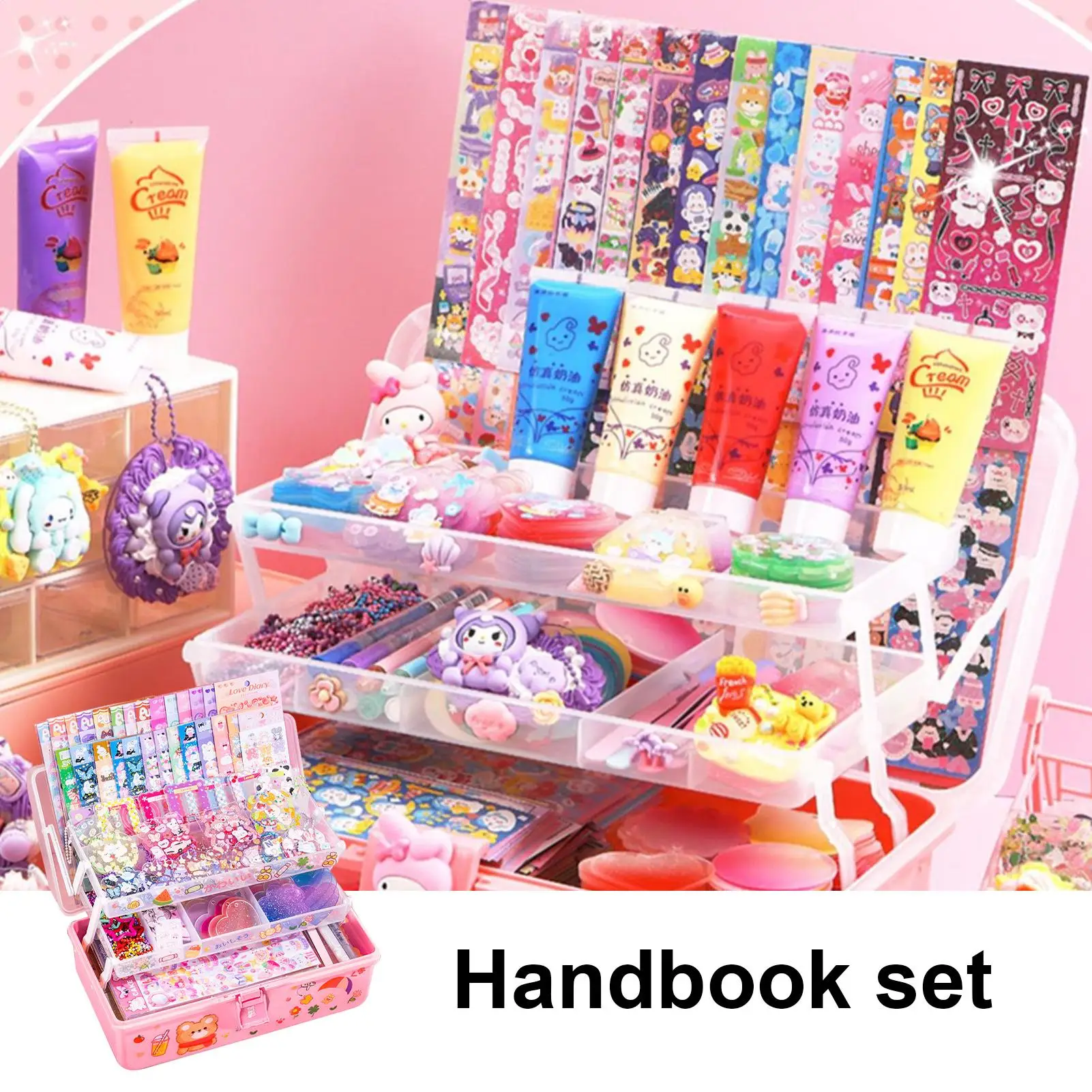 Card Stickers DIY Kits Fun Toy and Art Supply for Kids Girls DIY Scrapbooking Material Hand Account Deco Sticker Set Sticker
Card Stickers DIY Kits Fun Toy and Art Supply for Kids Girls DIY Scrapbooking Material Hand Account Deco Sticker Set Sticker