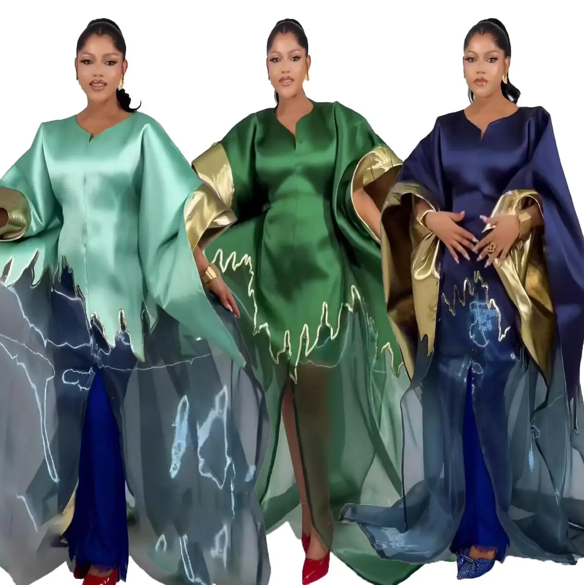 Luxurious Fabric Boubou Dress for Women Fashionable African Clothing with Elegant Embroidery Decoration Pair with lace lingerie
Luxurious Fabric Boubou Dress for Women Fashionable African Clothing with Elegant Embroidery Decoration Pair with lace lingerie