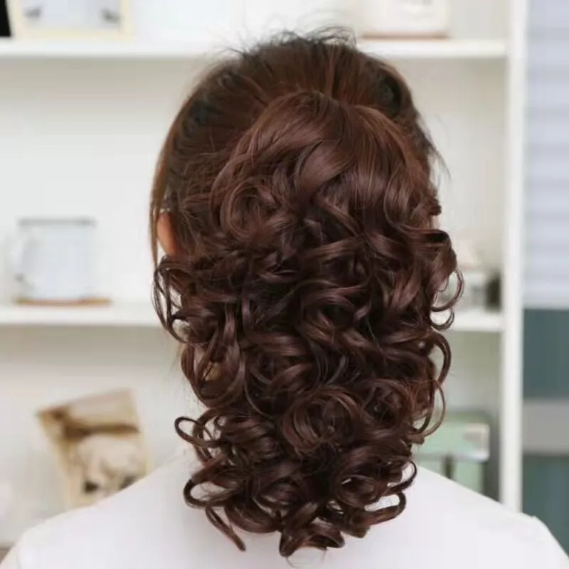 Wig Ponytail Curly Hair Short Ponytail Small Curly Tie-Up Ponytail Big Wavy Fluffy Ponytail Braids Hairpiece
Wig Ponytail Curly Hair Short Ponytail Small Curly Tie-Up Ponytail Big Wavy Fluffy Ponytail Braids Hairpiece