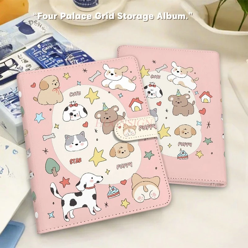 1book A5 card book loose leaf 3-inch square grid love bean small card collection book animal puppy PU leather double-sided
1book A5 card book loose leaf 3-inch square grid love bean small card collection book animal puppy PU leather double-sided