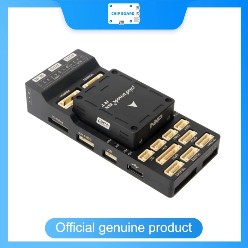 Holybro Pixhawk 6X-RT Flight Controller with NXP i.MXRT1176 MCU, FMUv6X-RT Autopilot for UAV Drone Robotics PX4 Compatible
Holybro Pixhawk 6X-RT Flight Controller with NXP i.MXRT1176 MCU, FMUv6X-RT Autopilot for UAV Drone Robotics PX4 Compatible