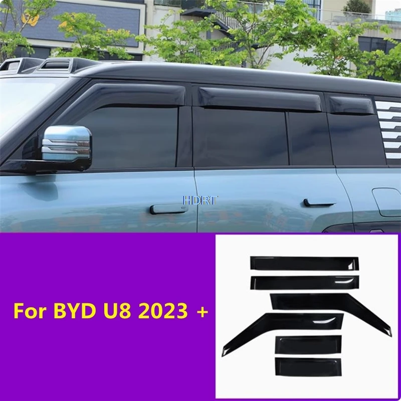 Для BYD U8 2023 + козырек на боковое окно автомобиля, дефлектор, защита от дождя, крышка для бровей, автоаксессуары, внешняя наклейка
Для BYD U8 2023 + козырек на боковое окно автомобиля, дефлектор, защита от дождя, крышка для бровей, автоаксессуары, внешняя наклейка