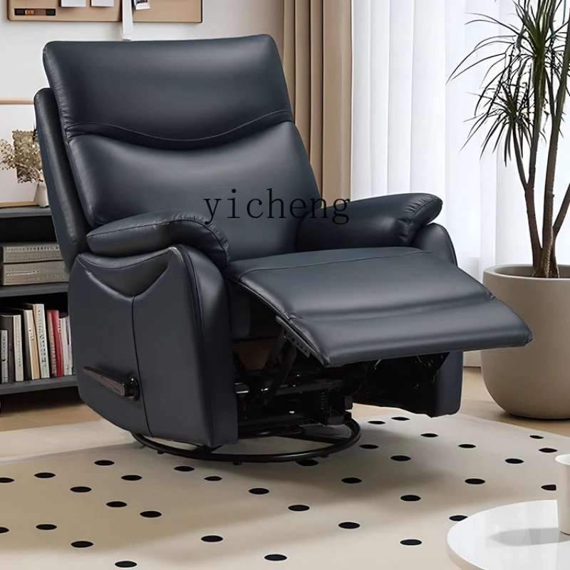 XL manual with rocking belt rotation function leather sofa first layer cowhide space reclining and sleeping single chair
XL manual with rocking belt rotation function leather sofa first layer cowhide space reclining and sleeping single chair