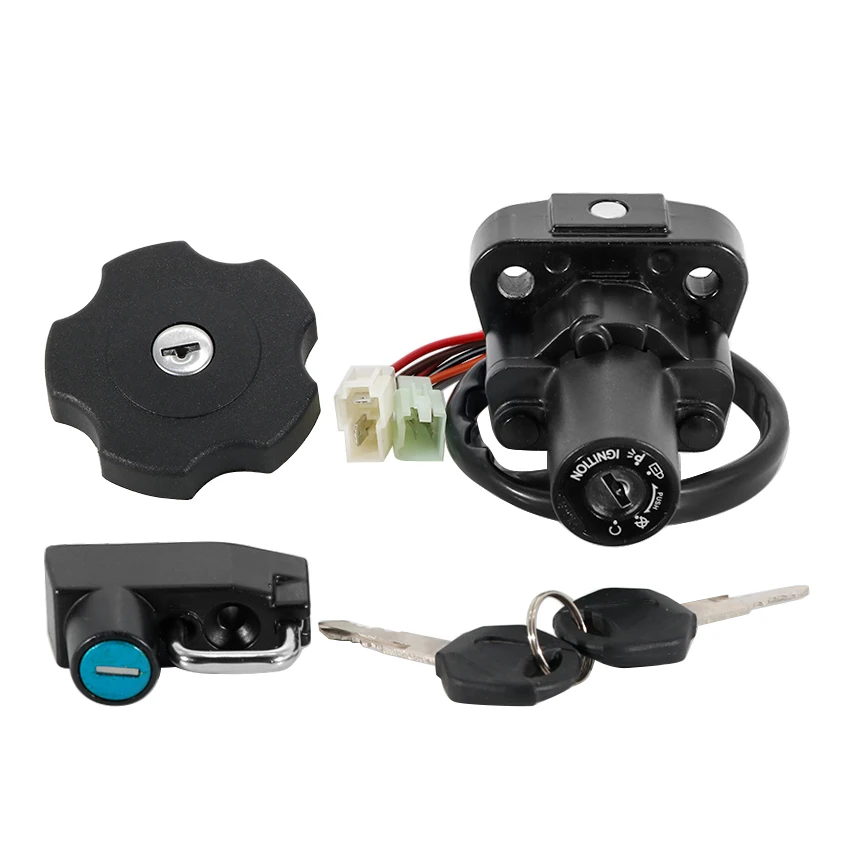 Motorcycle Ignition Key Switch Fuel Gas Cap Seat Lock Kit For Yamaha XT600E XT500E OEM:4PU-82501-01 4R8-21308-00 11H-24602-03
Motorcycle Ignition Key Switch Fuel Gas Cap Seat Lock Kit For Yamaha XT600E XT500E OEM:4PU-82501-01 4R8-21308-00 11H-24602-03
