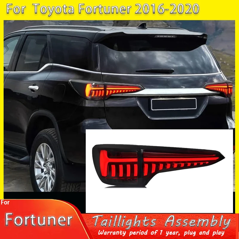 Светодиодные задние фонари для Toyota Fortuner 2016-2020: Обновление в стиле Audi, динамические указатели поворота, аксессуары для автомобиля
Светодиодные задние фонари для Toyota Fortuner 2016-2020: Обновление в стиле Audi, динамические указатели поворота, аксессуары для автомобиля