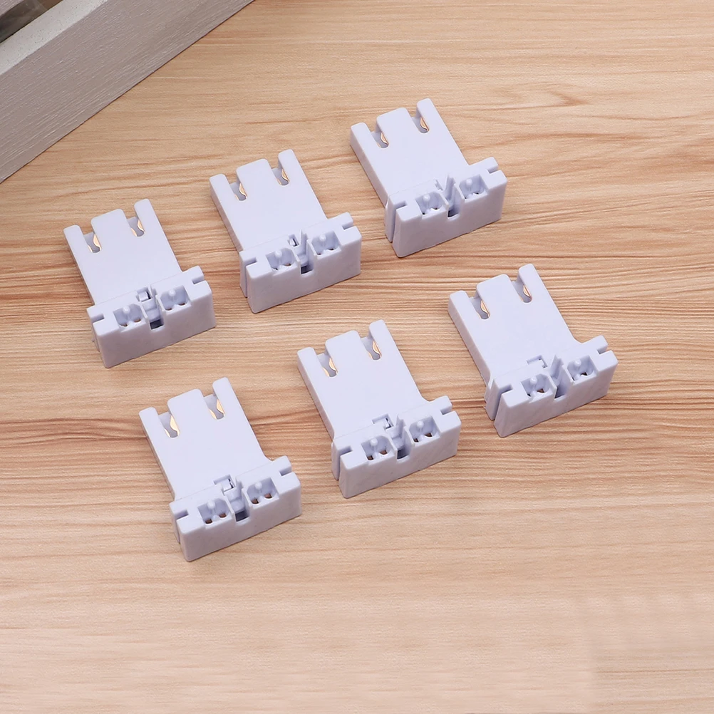 6 Pcs Fluorescent Lamp Holder Tube Light Bracket Socket Conversion Lampholder Lamps
6 Pcs Fluorescent Lamp Holder Tube Light Bracket Socket Conversion Lampholder Lamps
