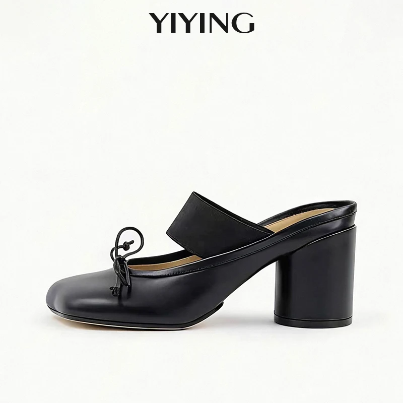 Retro Apple Head With Bow Muller Women Shoes 2026 New Commuter Thick Heel Baotou Slippers Fashion Mouth Single Shoes Female
Retro Apple Head With Bow Muller Women Shoes 2026 New Commuter Thick Heel Baotou Slippers Fashion Mouth Single Shoes Female