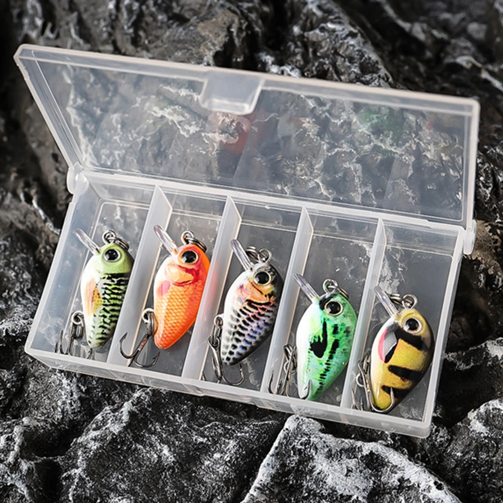 5pcs Mini Crankbait Fishing Lure 30mm 2g Floating Wobbler Artificial Hard Bait Fishing Bait for Freshwater & Saltwater Angling
5pcs Mini Crankbait Fishing Lure 30mm 2g Floating Wobbler Artificial Hard Bait Fishing Bait for Freshwater & Saltwater Angling