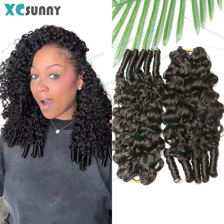 Water Wave Crochet Human Hair Pre Separated Feather Crochet Human Hair Extensions Knotless Crochet Hair Style For Boho Braids
Water Wave Crochet Human Hair Pre Separated Feather Crochet Human Hair Extensions Knotless Crochet Hair Style For Boho Braids