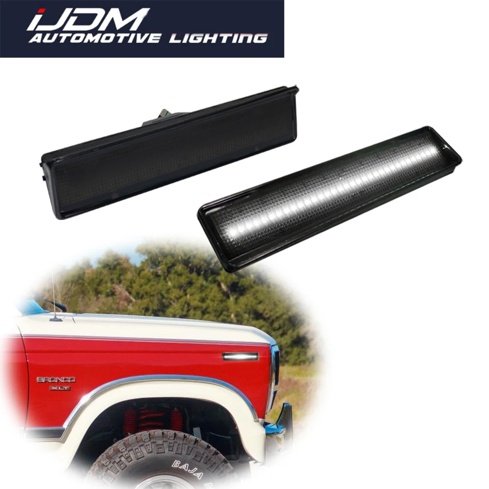 For Ford Bronco F-150 F-250 F-350 1980-1986 Car LED Front Fender Side Marker Indicator Lights Turn Signal Lights Parking Lights
For Ford Bronco F-150 F-250 F-350 1980-1986 Car LED Front Fender Side Marker Indicator Lights Turn Signal Lights Parking Lights