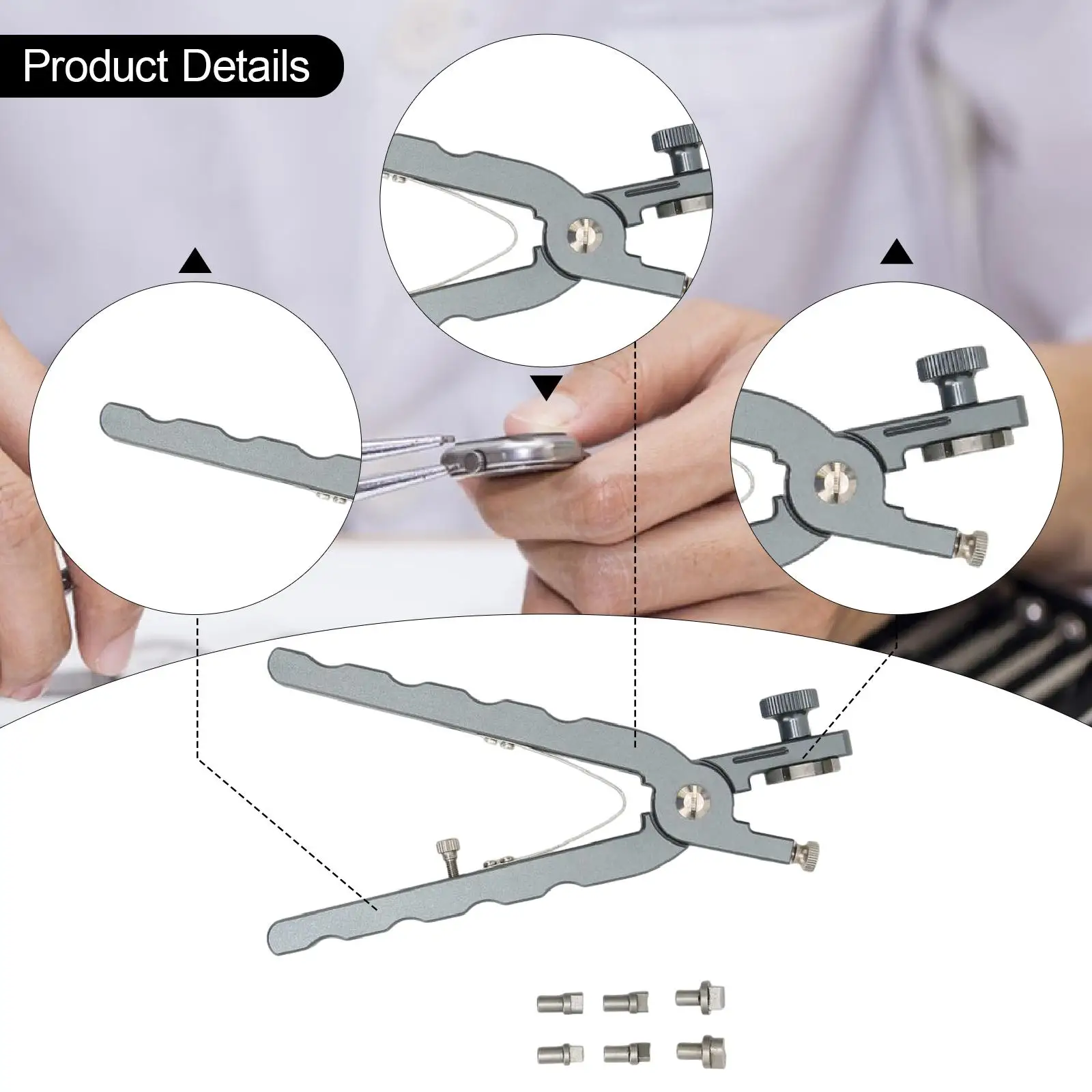 Leather Watch Bracelet Cutting Plier Metal Hand Tool Hole Punch Plier Adjusting Tool
Leather Watch Bracelet Cutting Plier Metal Hand Tool Hole Punch Plier Adjusting Tool