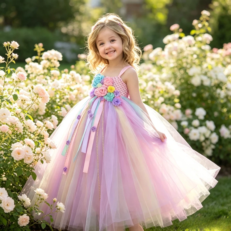 Princess Fluffy Tulle Tutu Dress Crochet Mesh Suspender Skirt Elegant Outfit Birthday Stage Performance Carnival Photo Apparel
Princess Fluffy Tulle Tutu Dress Crochet Mesh Suspender Skirt Elegant Outfit Birthday Stage Performance Carnival Photo Apparel