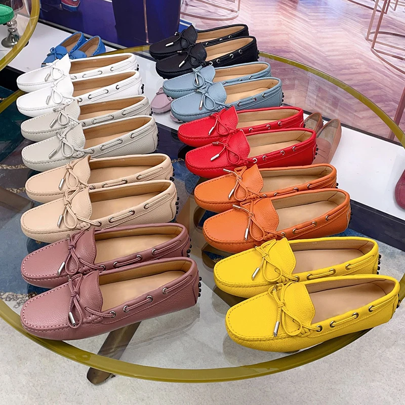 Spring Summer Ladies Genuine Leather Comfortable Slip-On Soft Bottom Driving Casual Flat Office Lazy Person Loafers Shoes
Spring Summer Ladies Genuine Leather Comfortable Slip-On Soft Bottom Driving Casual Flat Office Lazy Person Loafers Shoes