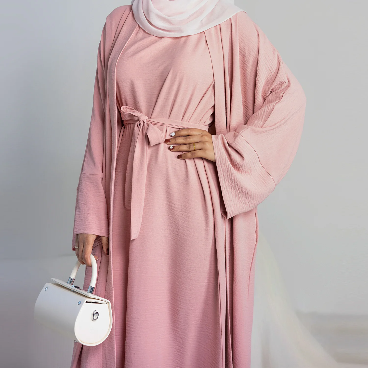 Women Open Abaya Kaftan Dubai Turkey Muslim's Set Luxury Islam Robe African Dress Kimono Morocco Clothing Caftan Fashion 2 Pcs
Women Open Abaya Kaftan Dubai Turkey Muslim's Set Luxury Islam Robe African Dress Kimono Morocco Clothing Caftan Fashion 2 Pcs