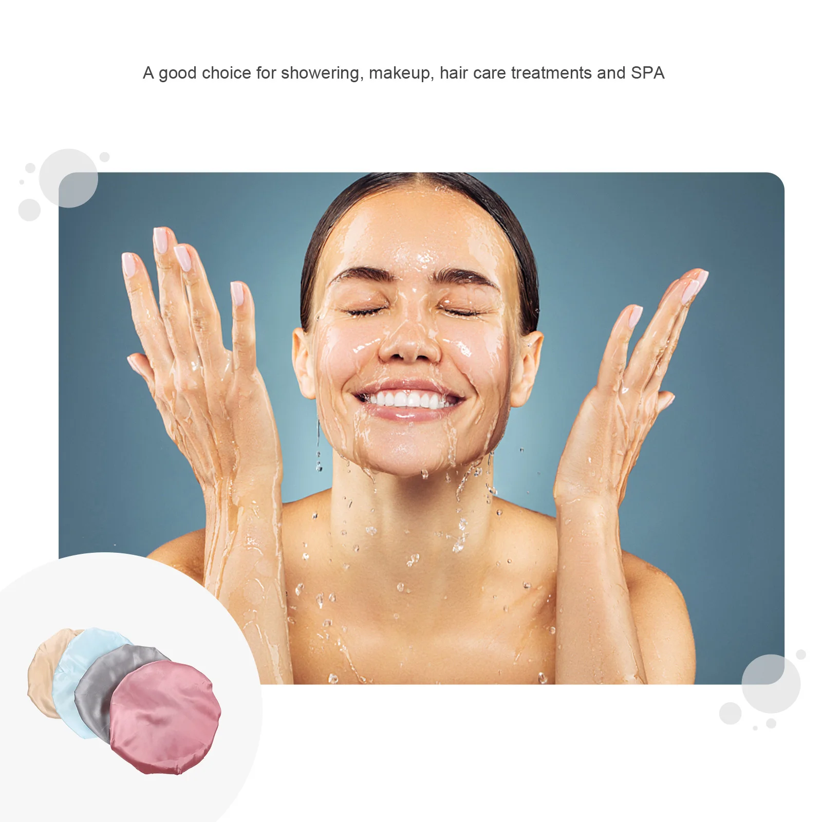 4Pcs Shower Caps Elastic Waterproof Hair Oil Treatment Bath Hats for Lady Hair Care SPA Home Bathing Accessories
4Pcs Shower Caps Elastic Waterproof Hair Oil Treatment Bath Hats for Lady Hair Care SPA Home Bathing Accessories