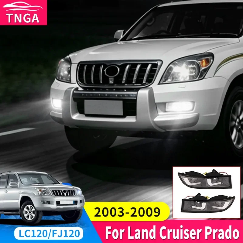 For Toyota Prado LC120 FJ 120 2003 2009 LED Lens Fog Lights High Brightness Waterproof Exterior Lighting Replacement Accessories
For Toyota Prado LC120 FJ 120 2003 2009 LED Lens Fog Lights High Brightness Waterproof Exterior Lighting Replacement Accessories