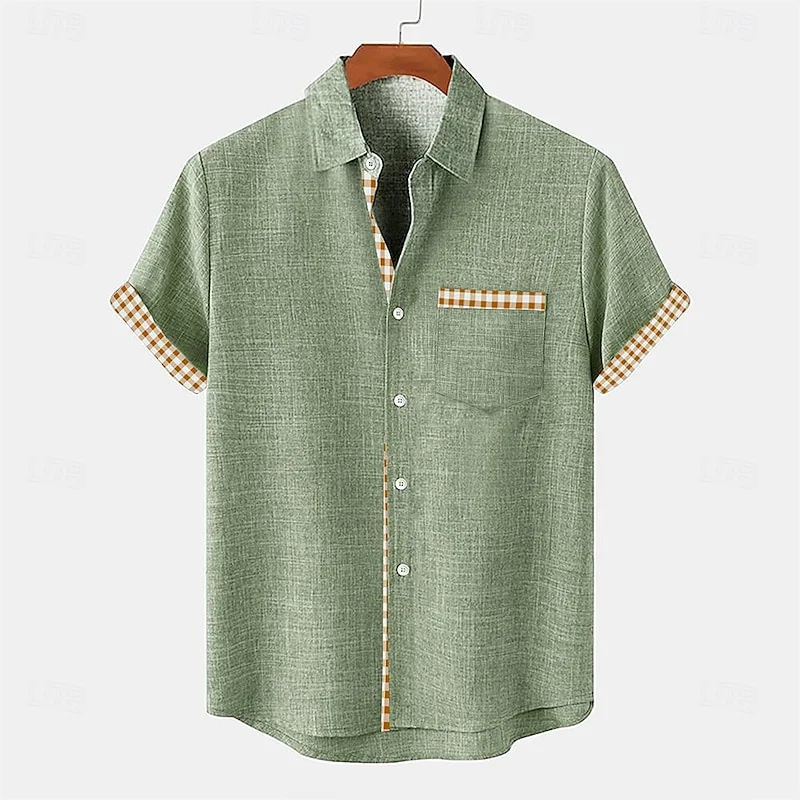 Linen men's tops breathable fashion casual Hawaiian men's street outdoor seaside beach men's tops light men's T-shirt plus size
Linen men's tops breathable fashion casual Hawaiian men's street outdoor seaside beach men's tops light men's T-shirt plus size