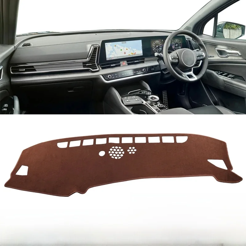 Для Kia Sportage NQ5 Hybrid GT-Line HEV X-Pro 2022 2023 2024, крышка приборной панели автомобиля, избегайте световой коврика, анти-УФ-ковры, нескользящие коврики
Для Kia Sportage NQ5 Hybrid GT-Line HEV X-Pro 2022 2023 2024, крышка приборной панели автомобиля, избегайте световой коврика, анти-УФ-ковры, нескользящие коврики