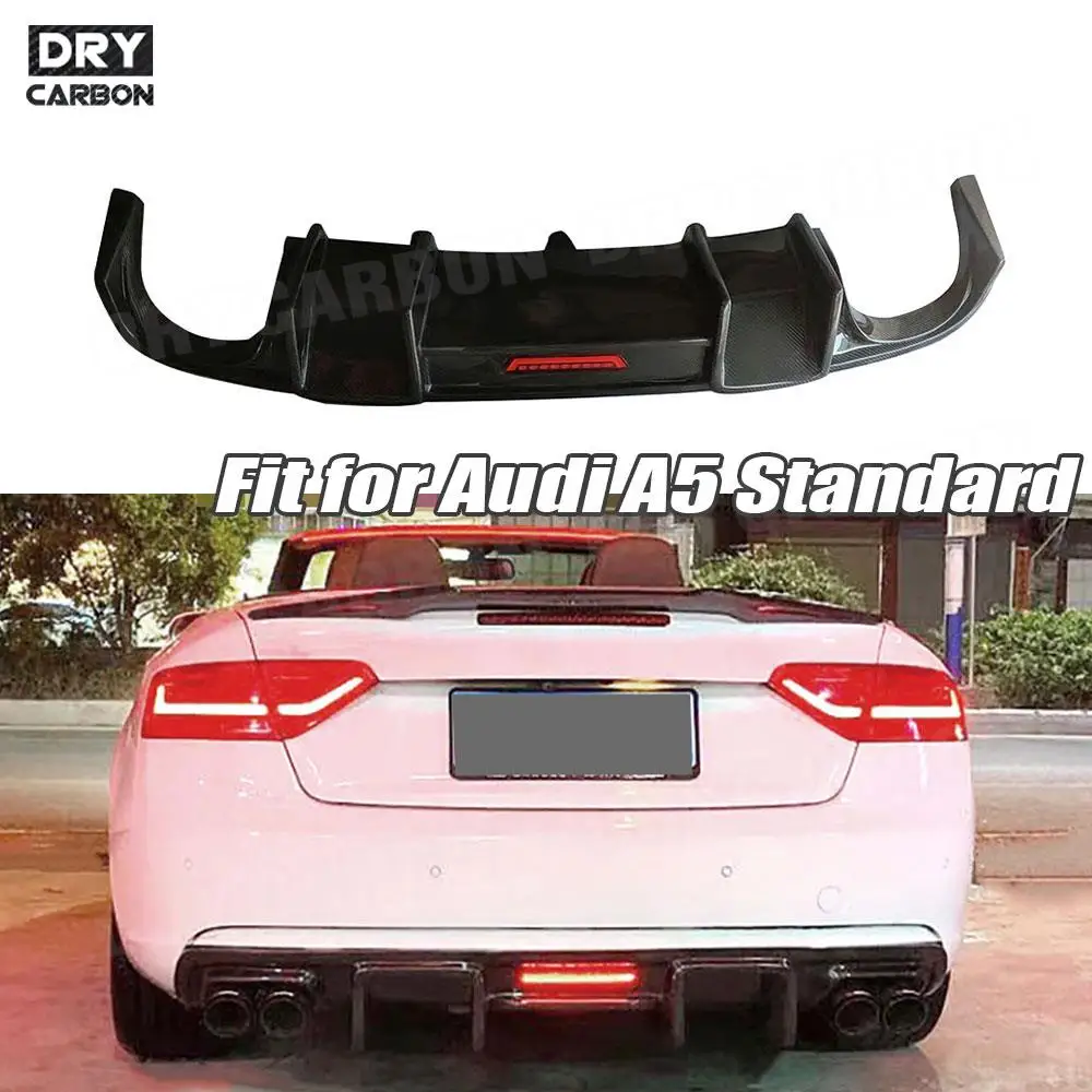 Carbon Fiber Rear Bumper Lip Spoiler with Led for Audi A5 Standard 2012 2013 2014 2015 2016 Diffuser Guard Chin Car Accessories
Carbon Fiber Rear Bumper Lip Spoiler with Led for Audi A5 Standard 2012 2013 2014 2015 2016 Diffuser Guard Chin Car Accessories