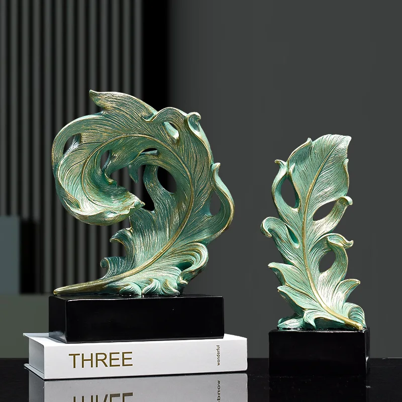 High End Light Luxury Feather Ornaments Home Decoration Sample Room Living Room Porch TV Cabinet Wine Cabinet Resin Crafts
High End Light Luxury Feather Ornaments Home Decoration Sample Room Living Room Porch TV Cabinet Wine Cabinet Resin Crafts